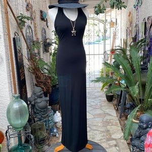 ▪️▪️HUGO BUSCATI BLACK T-BACK MAX DRESS▪️▪️